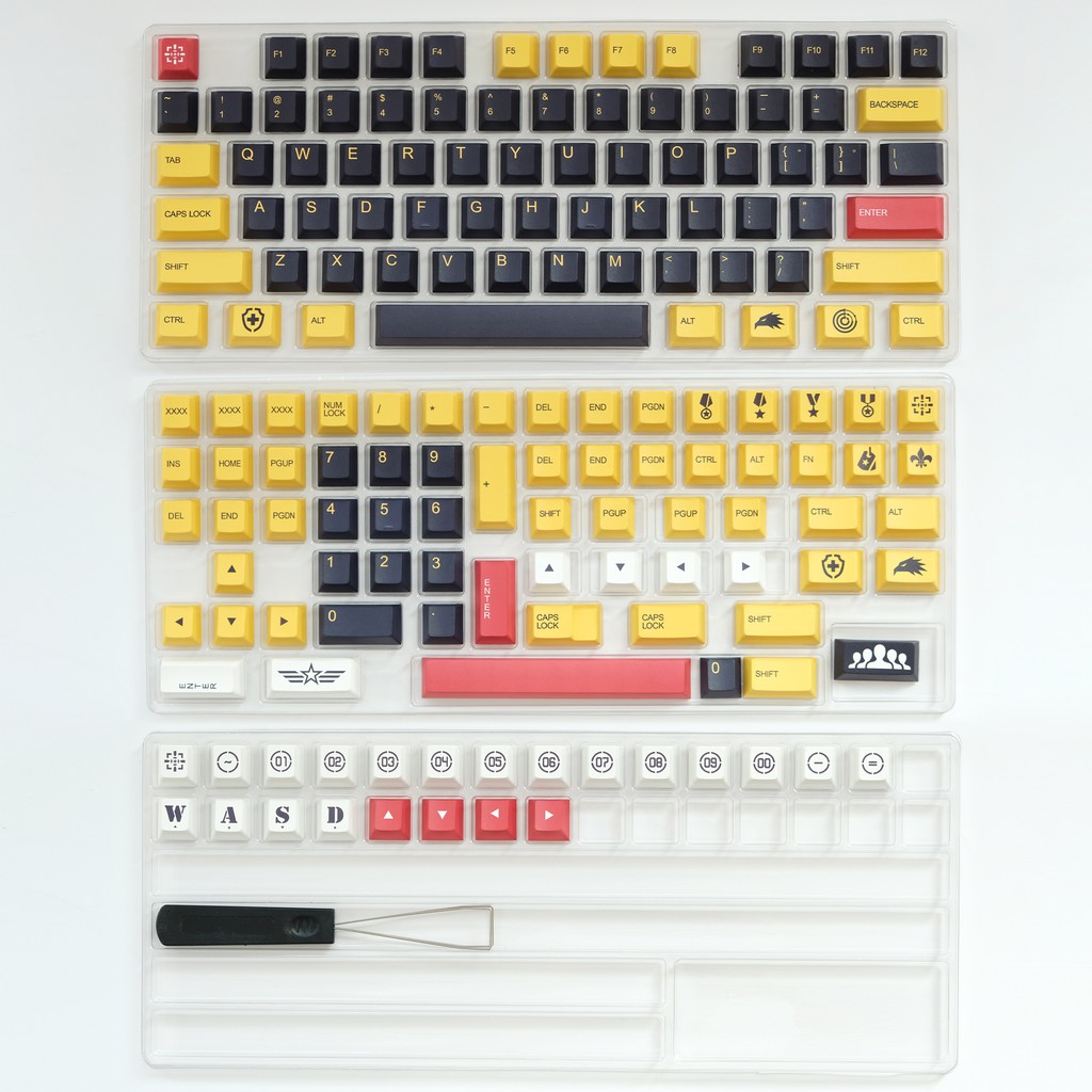 PBT keycap Cherry Profile 163 Phím cho Bàn phím cơ Cherry MX Switch Dye Thăng hoa US ANSI Layout Keycap