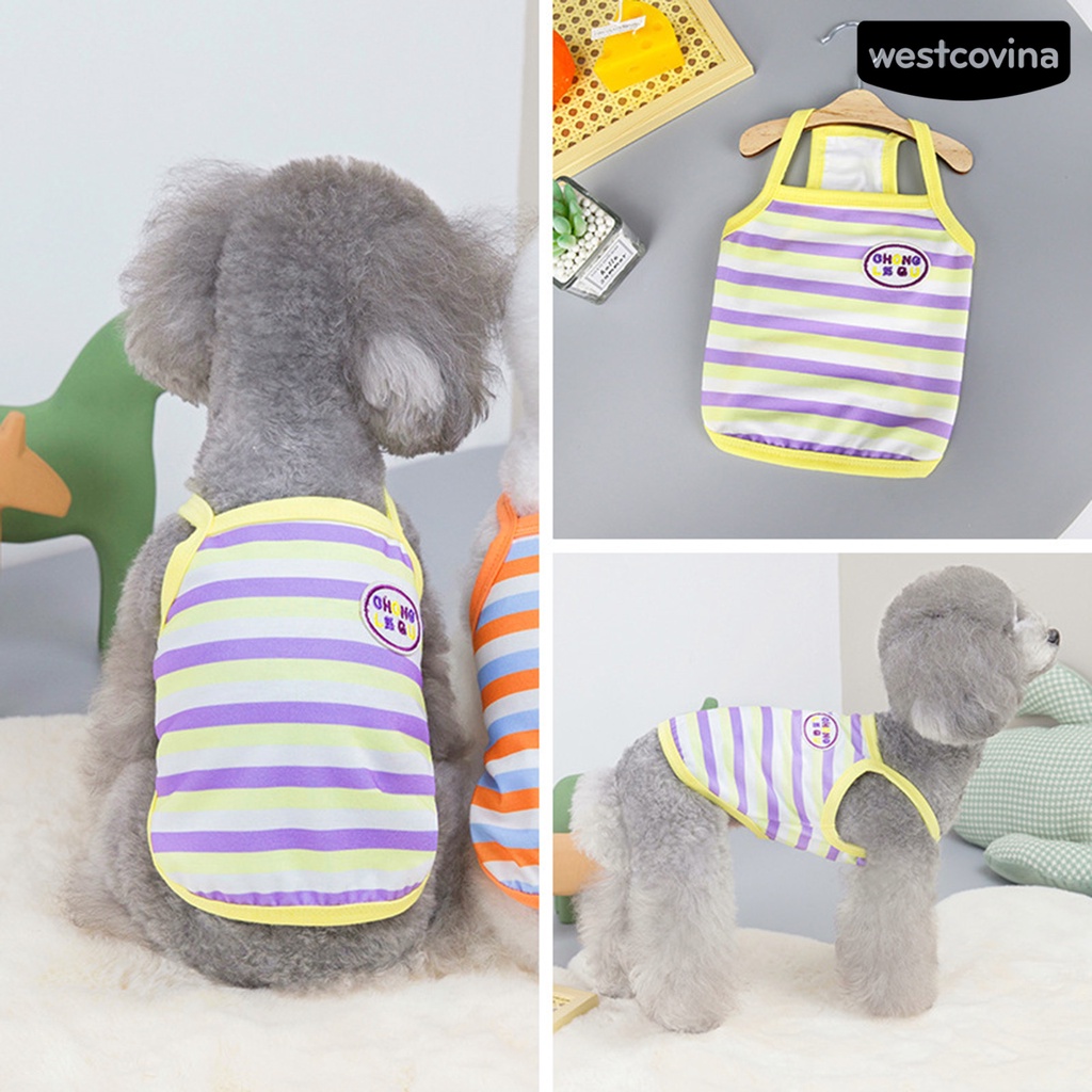 [Mới]♞Áo Thun Sọc Ngang Cho Thú Cưng