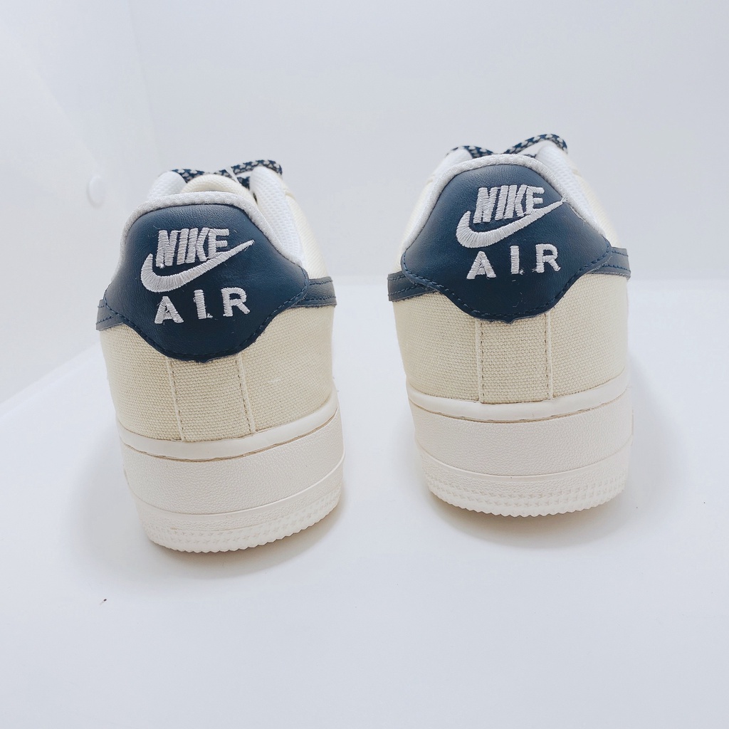 Giày Thể Thao Nam Nữ Sneaker AF1 Cổ Thấp Vải Màu Sữa Xanh Full Size | BigBuy360 - bigbuy360.vn