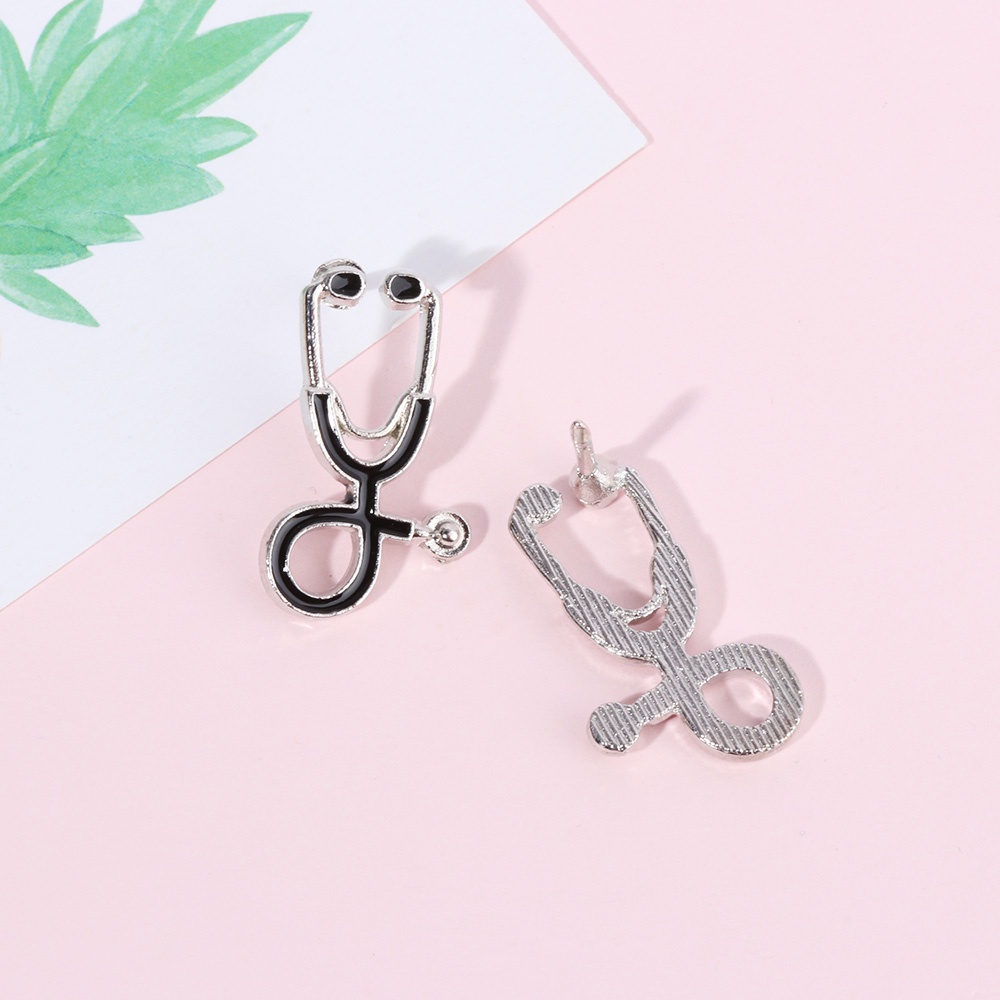 CLEVER Cute Doctor Stethoscope Brooch