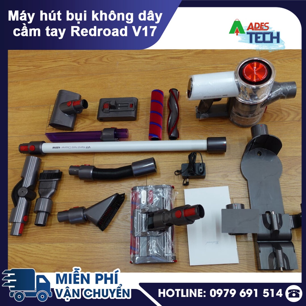 Máy Hút Bụi Cầm Tay Redroad V17 / Redroad V17 Lite | Máy Hút Bụi Không Dây Xiaomi-Bảo Hành 24 Tháng