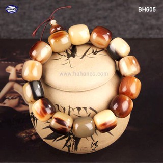 Vòng tay sừng đốt trúc - Phú quý và trường tồn /con người quân tử ❤️FREESHIP đơn > 50k❤️ [BH605] HAHANCO