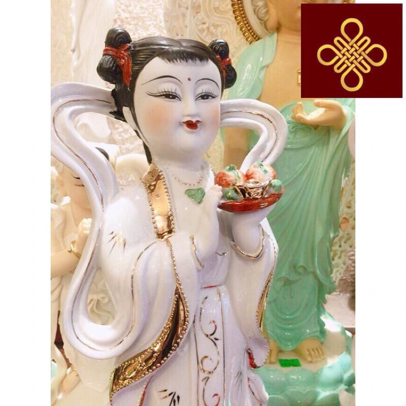 Tượng Tiên Đồng Ngọc Nữ  sứ cỡ đại