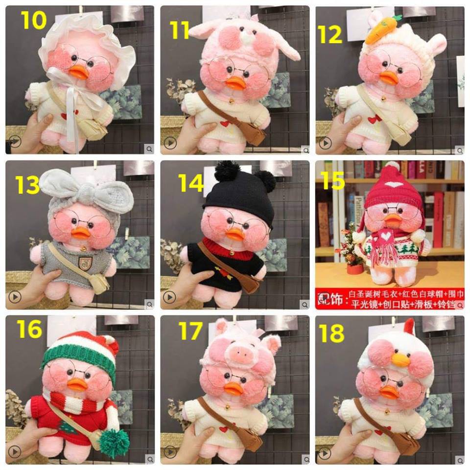 Vịt bông LALAFAN siêu cute (ORDER - Có ảnh thật/ có 3 màu trắng, vàng, hồng) | BigBuy360 - bigbuy360.vn