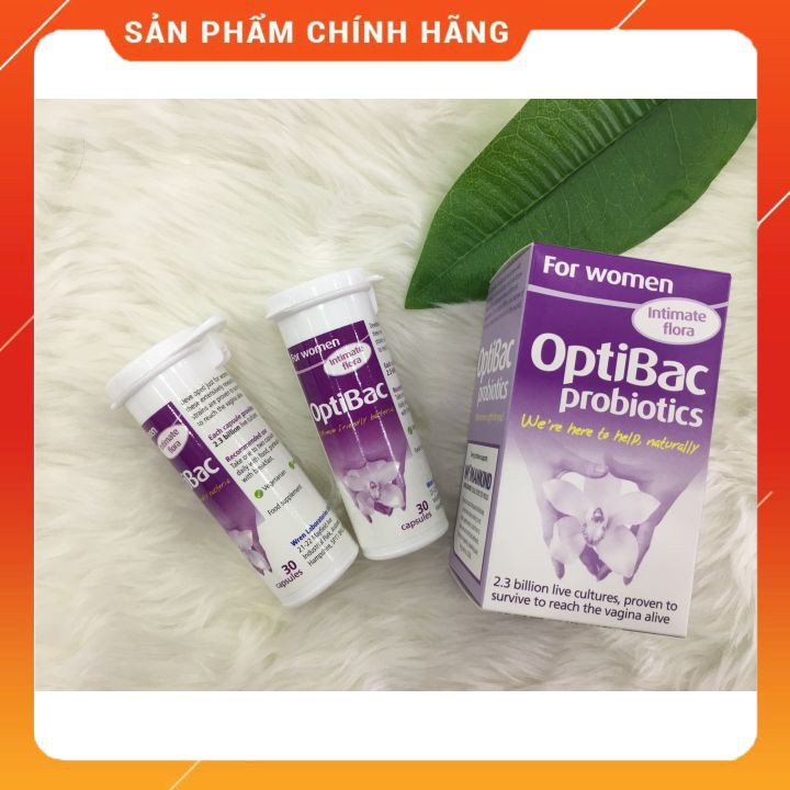 Men vi sinh Optibac tím (Optibac For Women) 𝐍𝐄𝐖 chuẩn nội địa UK mẫu mới 2021