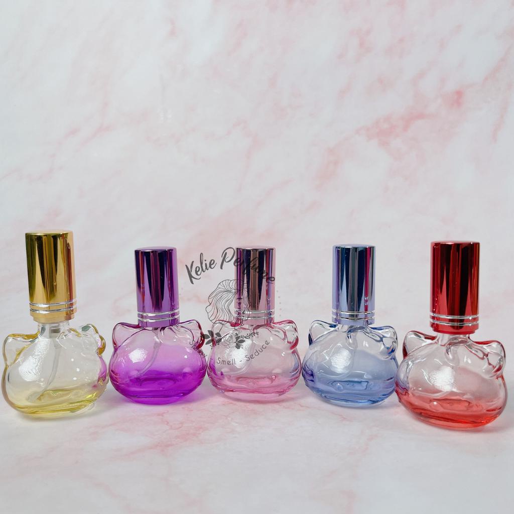 [HCM] Chai chiết nước hoa 10ml thủy tinh hình Kitty đủ màu.