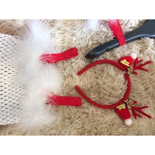 Combo 2 bờm+ 2 váy Noel bé lớn