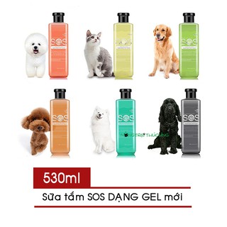 [MẪU MỚI] Sữa tắm SOS cho chó mèo - 530ml - [Nông Trại Thú Cưng]
