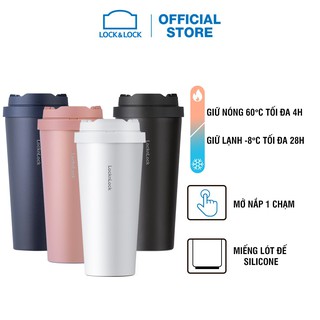 Ly giữ nhiệt/ bình giữ nhiệt lock&lock energetic one-touch tumbler lhc3249 - 550ml