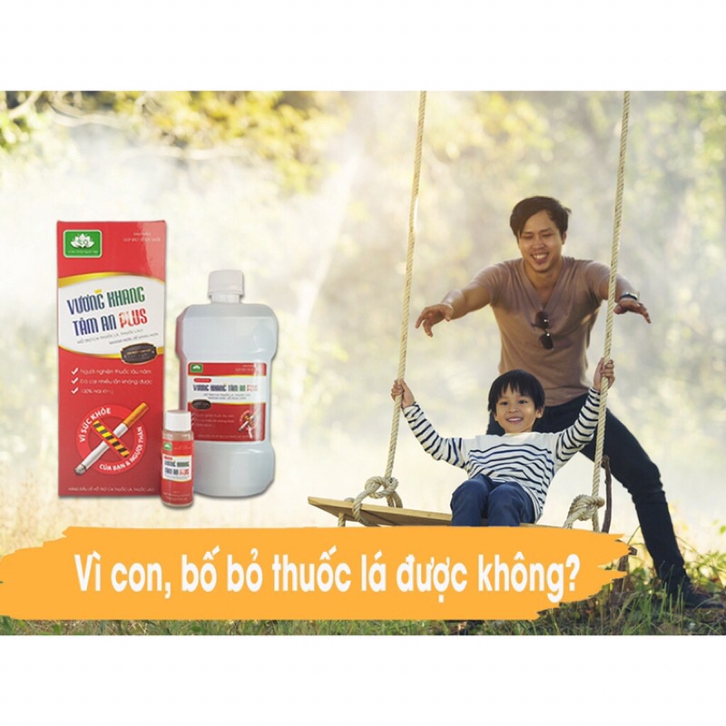 Bột cai thuốc lá thuốc lào Vương Khang Tâm An plus