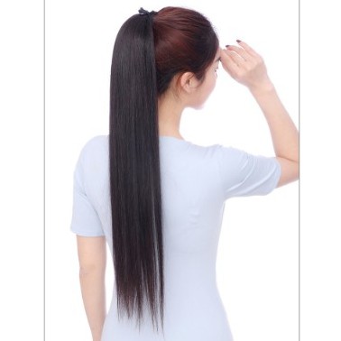 Tóc cột thẳng cao cấp siêu mượt 50cm