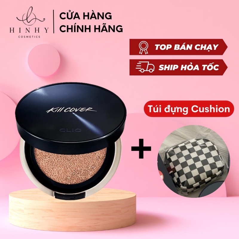 Cushion Clio FOUNWEAR ALL NEW (bản kèm Túi đựng)