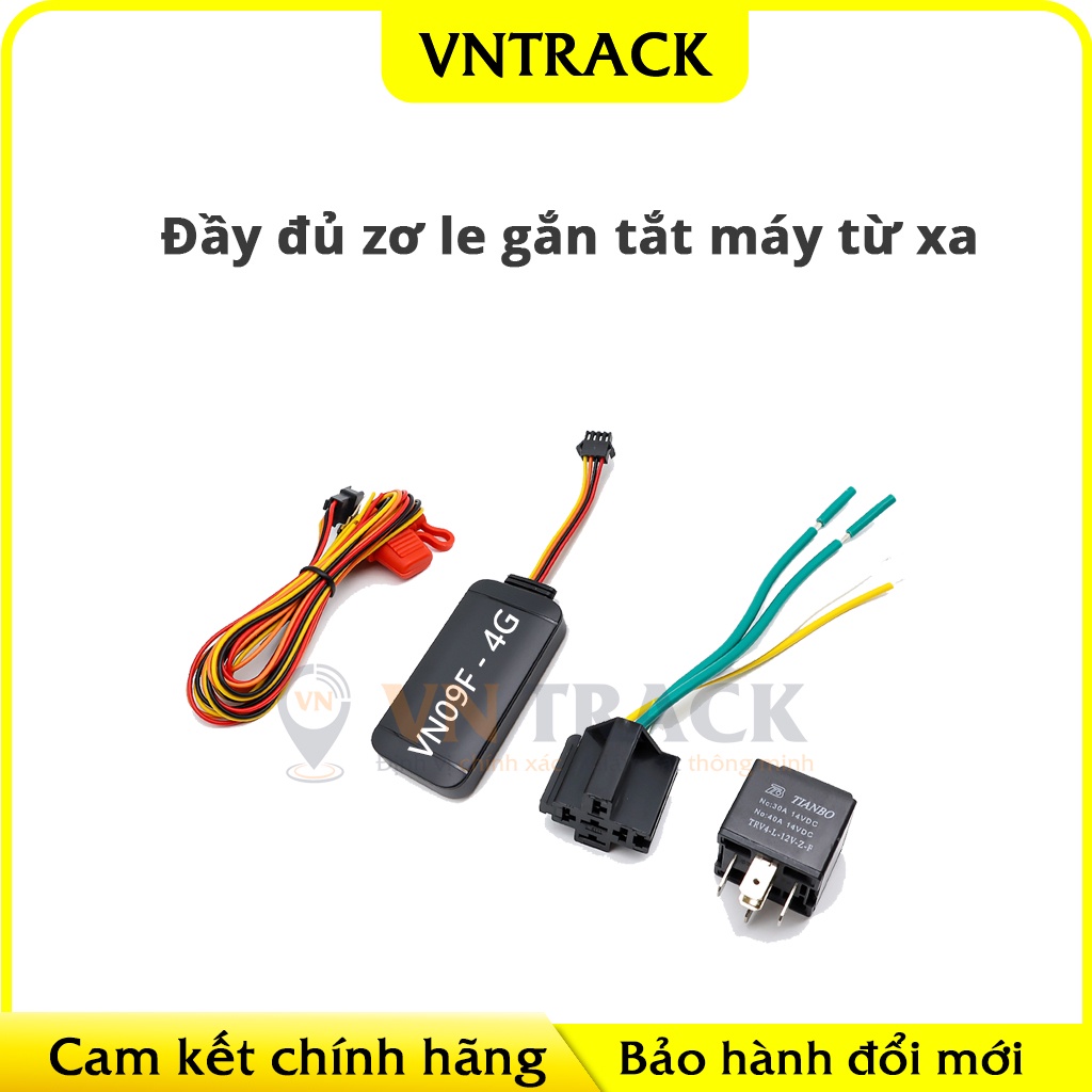 Thiết Bị Định Vị 4G Tắt Máy Từ Xa VN09F Chống Trộm Xe Hiệu Quả VNTRACK Gps Chính hãng [Bảo hành đổi mới]