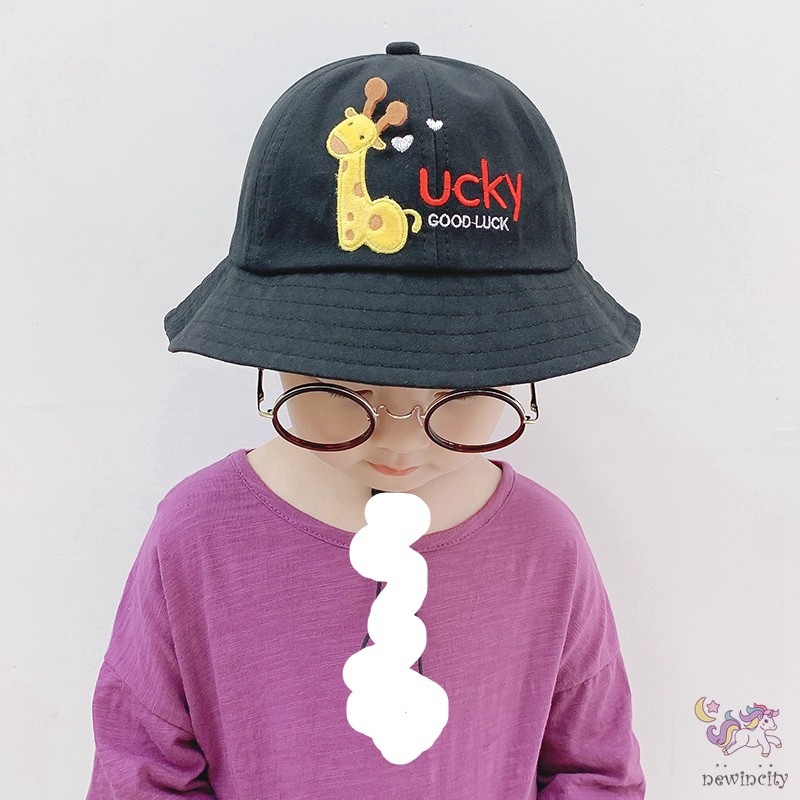 Nón tai bèo in hình hươu cao cổ đáng yêu cho bé