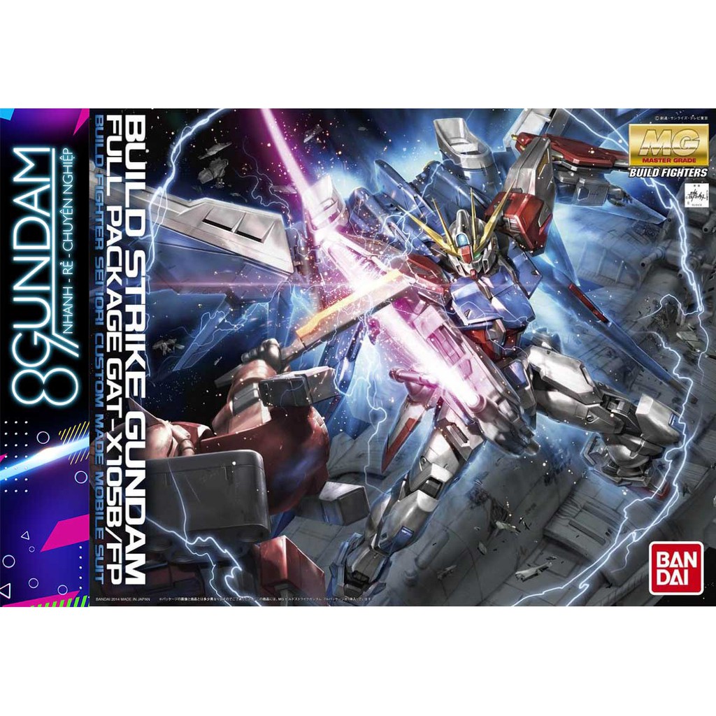 Mô Hình Lắp Ráp Gundam MG Build Strike Full Package