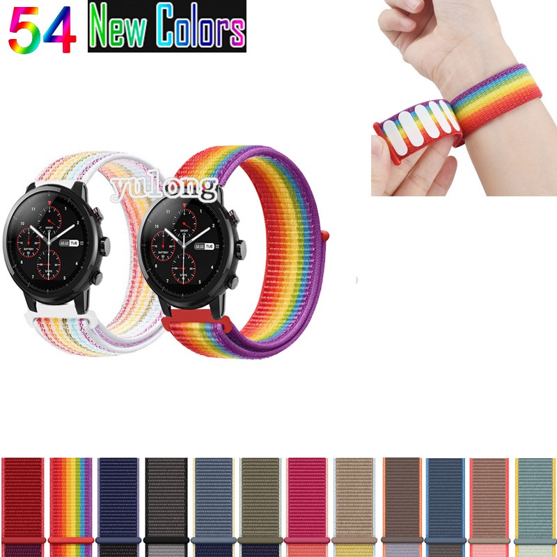 Nylon Loop Watchband Strap for Huami Amazfit Stratos 2 2S 3