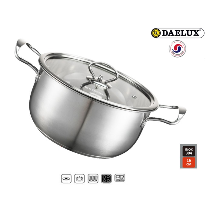 Nồi Inox Daelux 16cm