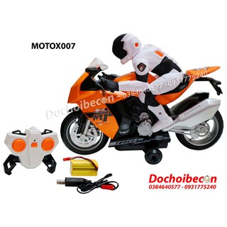 Xe mô tô điều khiển có sạc Moto X007 - 2.4GHz