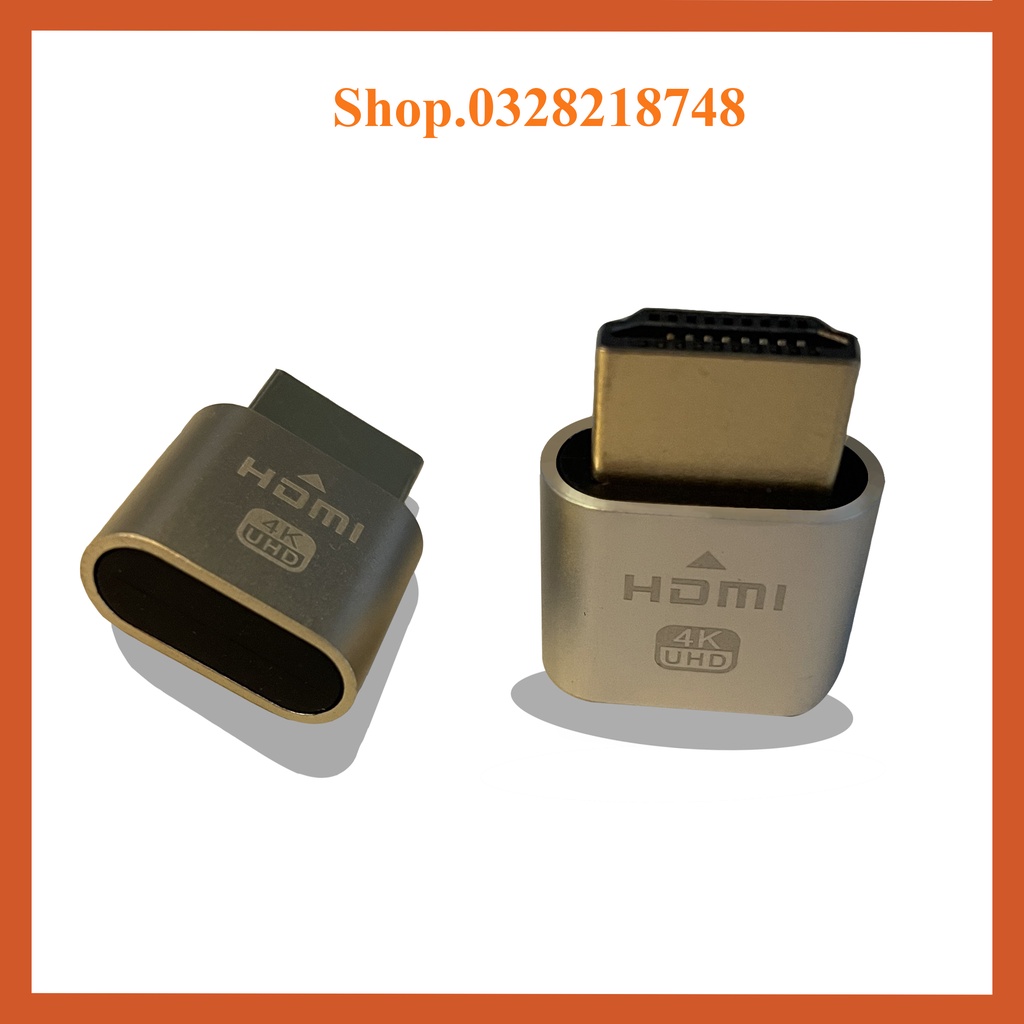 [com bo 3 chiếc] USB chuyển đổi kết nối tín hiệu chuẩn VGA . HDMI 4k giả lập, | BigBuy360 - bigbuy360.vn