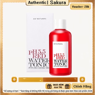 Nước hoa hồng red peel so natural ph 5.5 red water tonic
