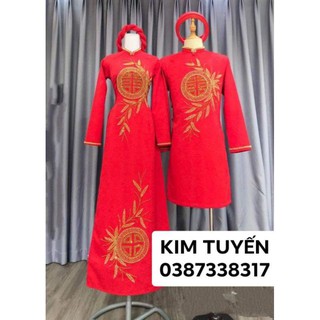 Áo dài cặp dâu rễ