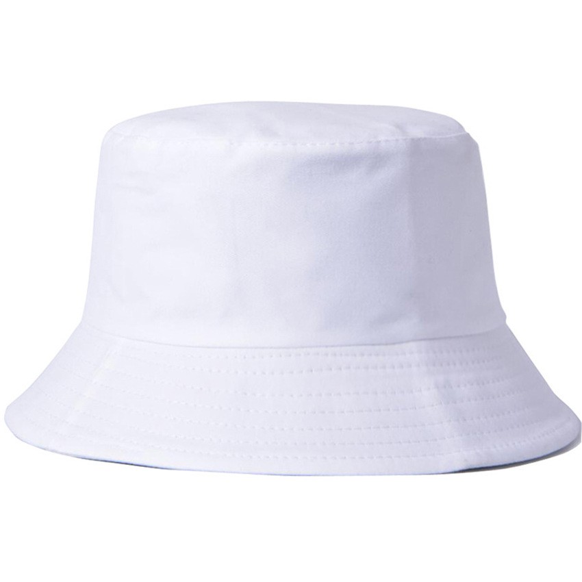 Nón bucket tròn vành GENZ trơn nhiều màu phong cách Ulzzang Unisex ZA005