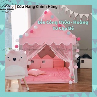 [Loại 1] Lều Công chúa - Hoàng Tử cho bé ⭐ Lều trẻ em chơi trong nhà