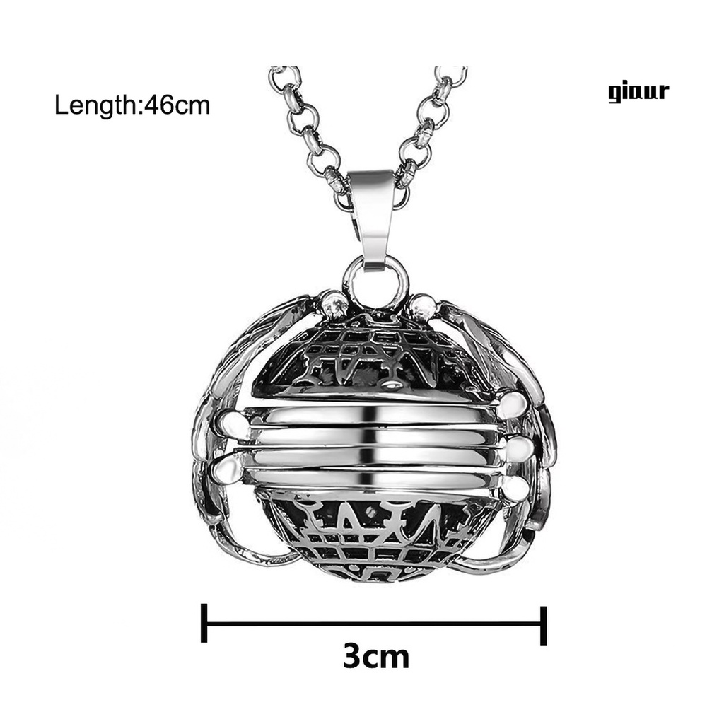 GIAUR Creative Retro Multilayer Wing Round 4 Photos Pictures Box Locket Necklace Gift
