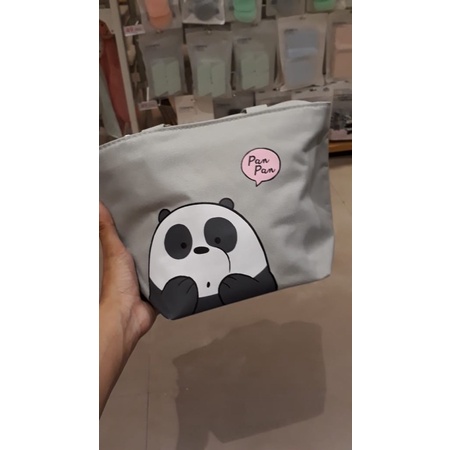 Miniso we bare bears Túi đựng thức ăn trưa / ăn trưa đường phố