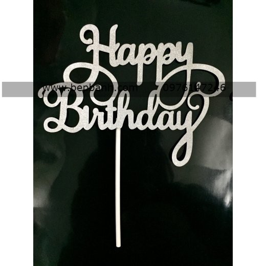Bảng que cắm giấy HAPPY BIRTHDAY | BigBuy360 - bigbuy360.vn