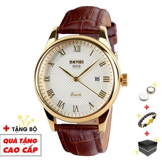 Đồng hồ nam mẫu SKMEI 1853 siêu đẹp dây da cao cấp. chống nước.