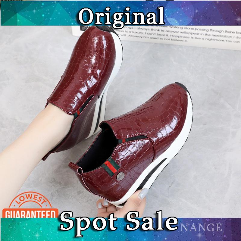 Giày slip on Tăng Chiều Cao Thời Trang Hàn Quốc Cho Nữ