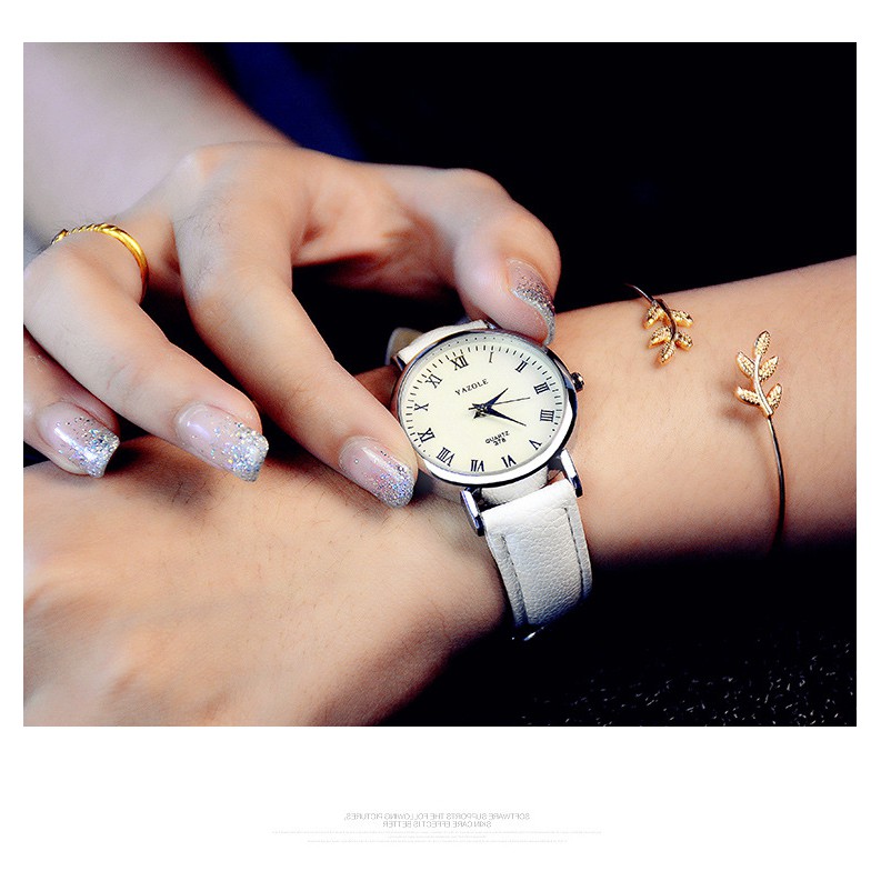 Đồng hồ nữ dây da tổng hợp Yazole YA004 | BigBuy360 - bigbuy360.vn