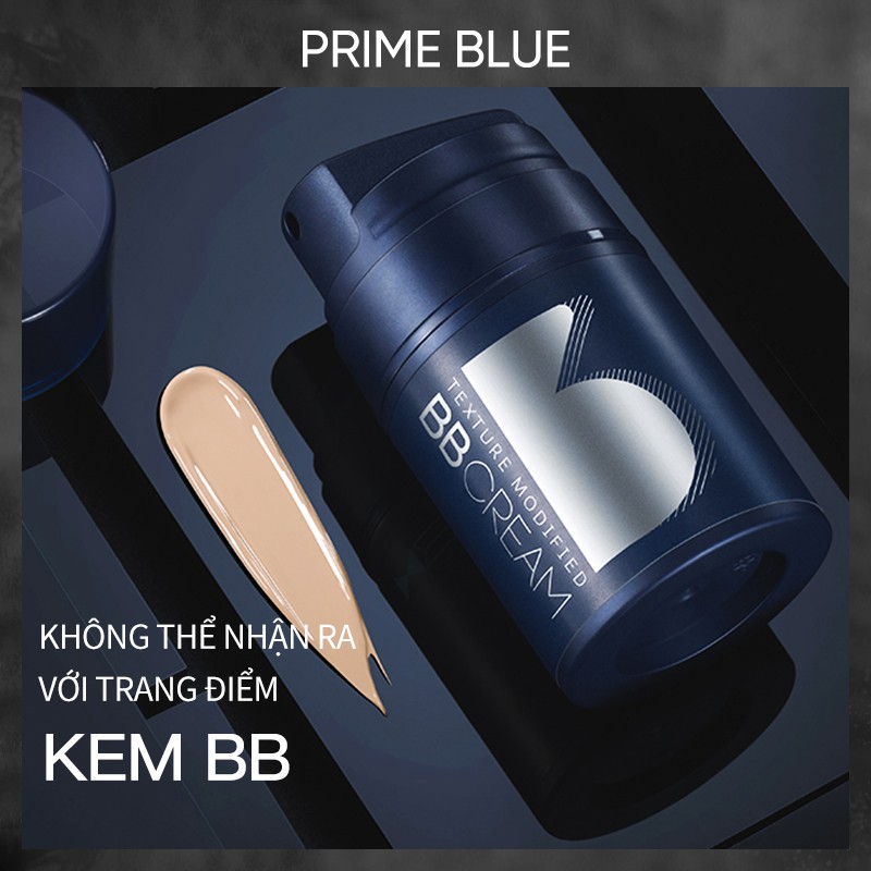 Kem BB PRIME BLUE Màu Tự Nhiên Che Khuyết Điểm Chỉnh Sửa Da Cho Nam 50ML