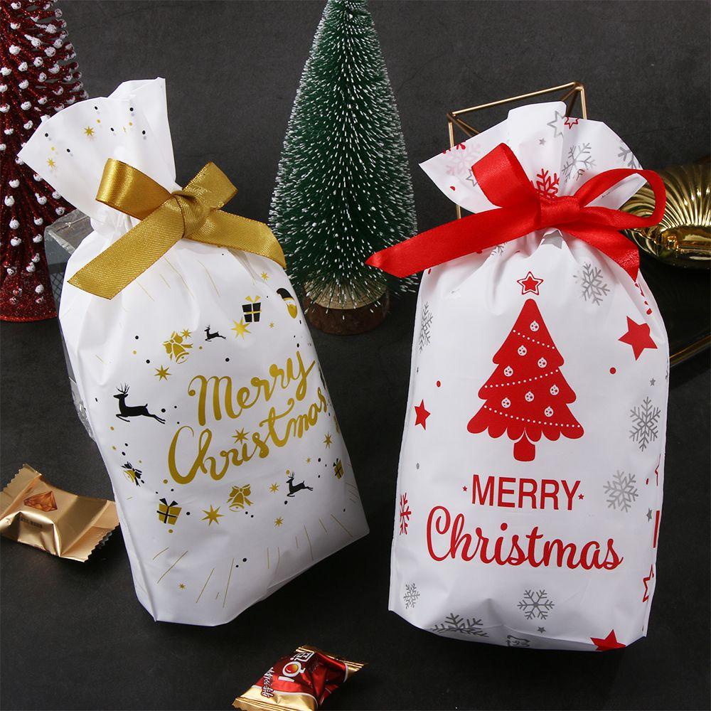 CONOPERY Bộ 5 Túi Đựng Bánh Quy Trang Trí Cây Thông Giáng Sinh