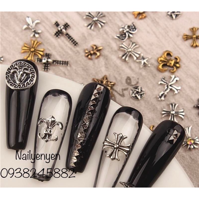 Set phụ kiện trang trí móng nail giá rẻ