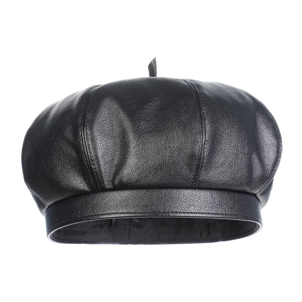  Mũ Beret da phong cách Retro cho nữ