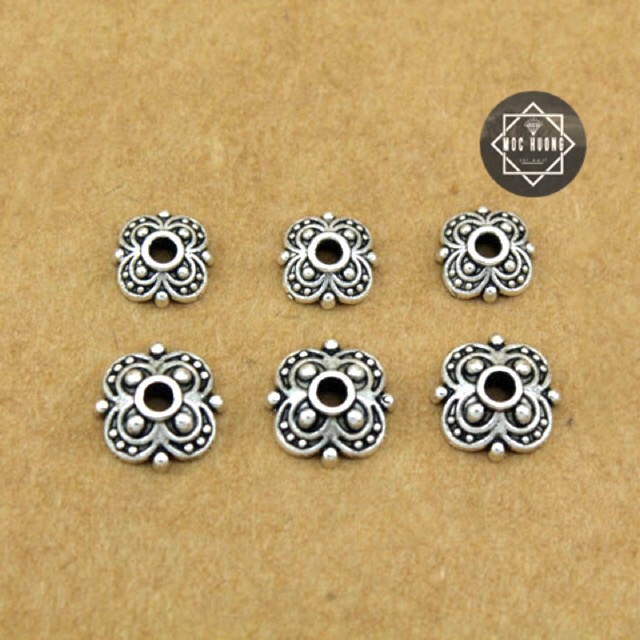 🌹🌹 2 chiếc Charm ốp hoa, bọc đá - Hàng loại 1 siêu đẹp PL831