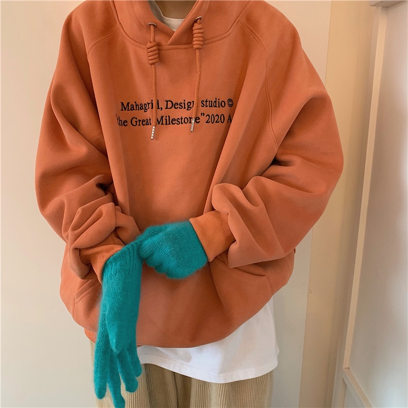 Áo hoodie dài tay dáng rộng in chữ cá tính trẻ trung 47314 | BigBuy360 - bigbuy360.vn