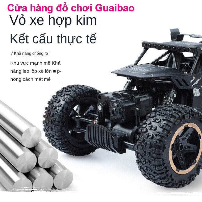 xe điều khiển từ xa[Mua 1 tặng 1] Điều khiển từ xa 4WD hợp kim leo lên xe địa hình đồ chơi trẻ em ô tô cậu bé có th