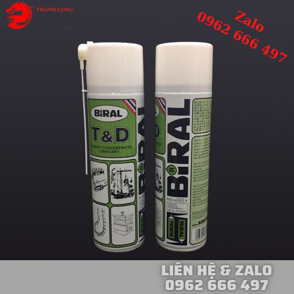 Dầu Bel Air BIRAL T&D 500ml , dầu chống rỉ cao cấp