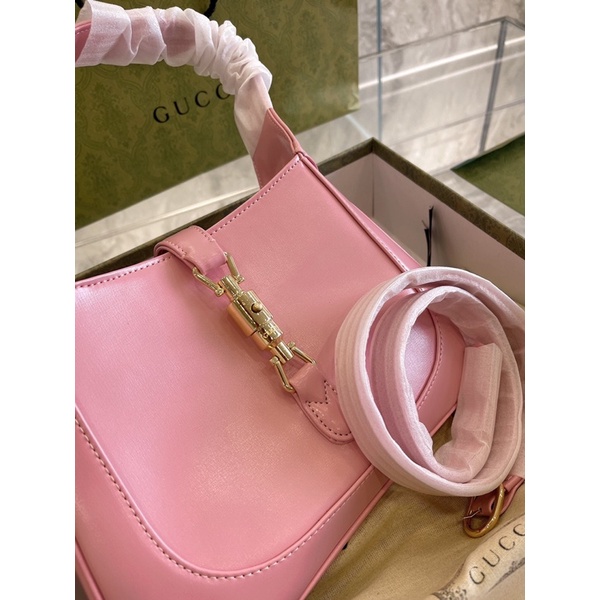 Túi đeo vai/ kẹp nách nữ thương hiệu Gucci GC Jackie da thật cao cấp size 27cm