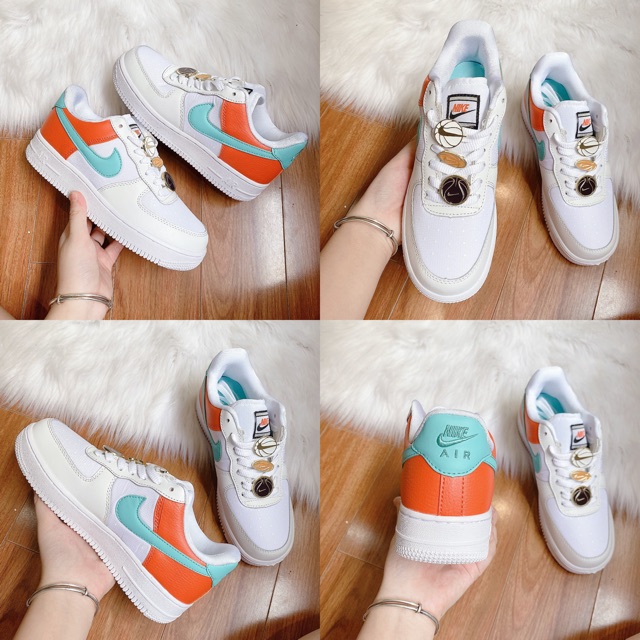 [ CÓ SẴN ] AF1 trắng cam