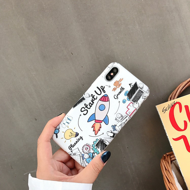 Ốp lưng Iphone FREESHIP 50K hoạt hình Start Up cho điện thoại iphone 6 6s 6P 6sP 7P 8P X XS