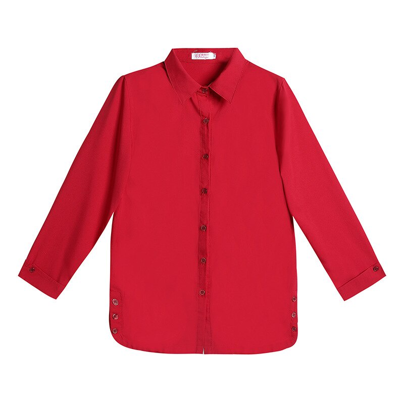 Áo Sơ Mi SixSisters Voan Tay Dài Thiết Kế Trẻ Trung Hợp Thời Trang Cho Nữ