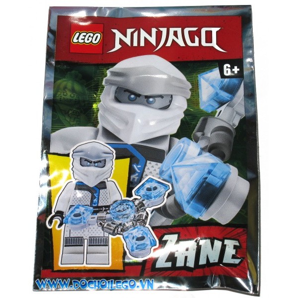 Đồ chơi lắp ráp Iego 891957 Zane foil pack #5 - Nhân vật Zane