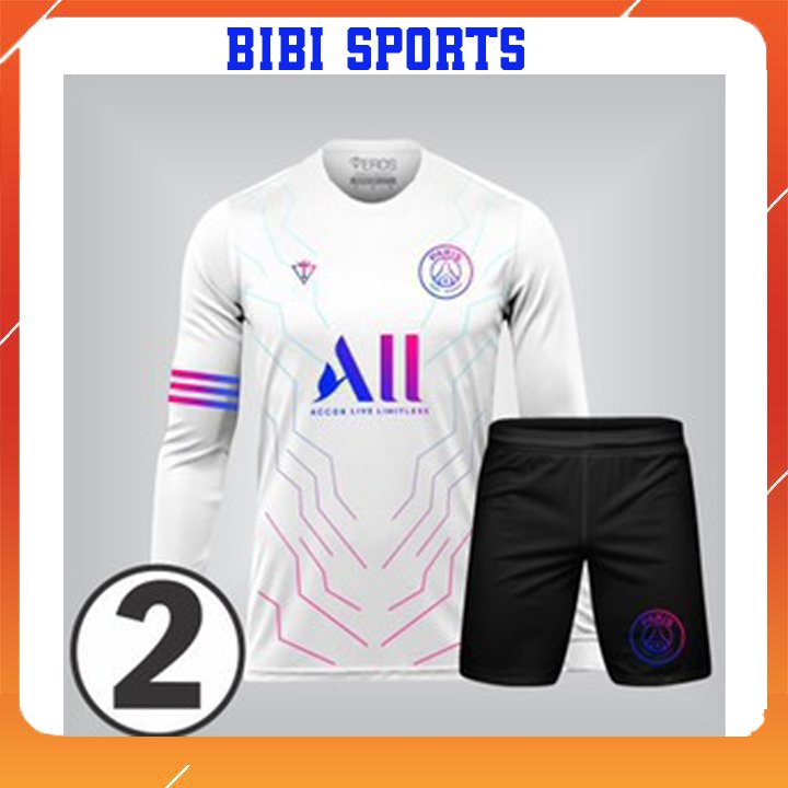Áo bóng đá banh in tên tay dài bộ quần áo đá bóng nam CLB BIBI SPORT đồ thể thao nữ nam mẫu mới nhất 2021-2022