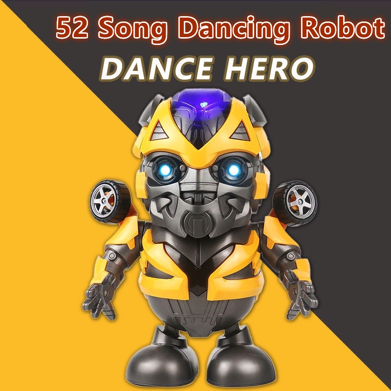 Đồ Chơi Robot Nhảy Múa Cho Bé | Đồ Chơi Người Sắt Bumblebee | Máy Tính Đồ Chơi Celebrity Dùng Làm Quà Tặng Sinh Nhật Cho Bé