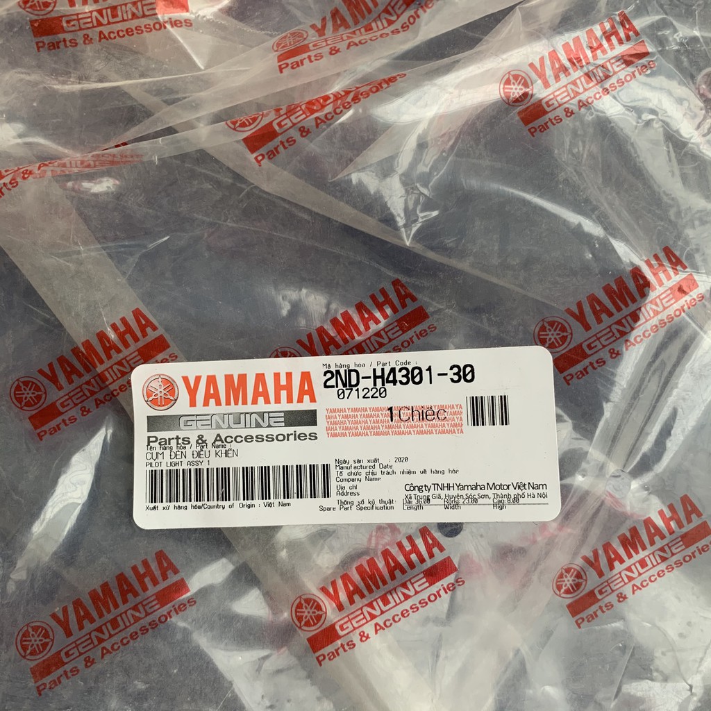 Bóng đèn | Cụm đèn điều khiển DEMI EXCITER 150 zin chính hãng YAMAHA 2ND-H4301-3