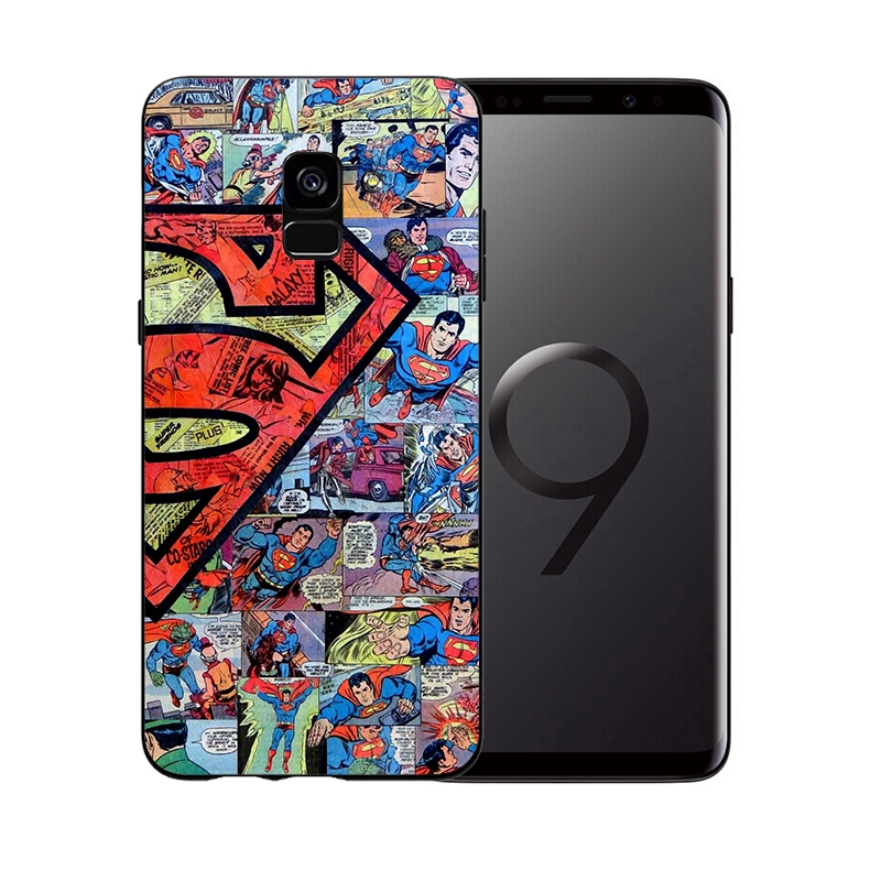 Ốp Điện Thoại Hình Batman Superman Dark Knight Cho Samsung Galaxy S10 E S8 S9 S10 Plus S7 Edge S6